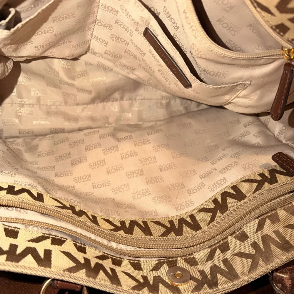 Michael Kors Canvas Jet Set Travel tote bag